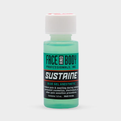 Tatuaggio anestetico del gel blu di Sustaine della lidocaina che intorpidisce anti allergia 1.2OZ