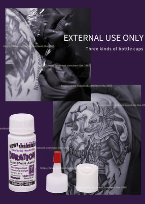 Gel intorpidente dell'OEM Logo Pain Free Tattoo Anesthetic del gel 30ml del tatuaggio permanente di trucco