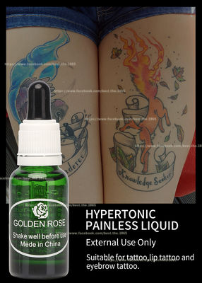 Rose Tattoo Anesthetic Solution dorata/crema intorpidente 20ml del labbro