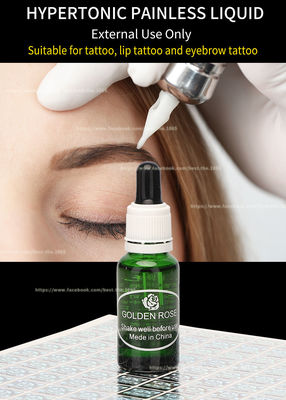 Rose Tattoo Anesthetic Solution dorata/crema intorpidente 20ml del labbro
