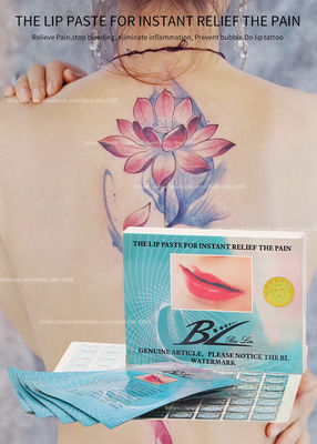 Fermata permanente della pasta del tatuaggio del labbro di trucco di BL del cuscinetto del labbro di dolore di sollievo che sanguina anti rigonfiamento