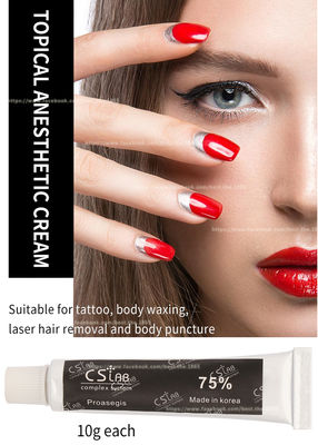 Rimozione del tatuaggio del laser che intorpidisce crema anestetica 10g CSLab 75%