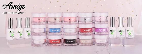 La immersione di modellatura facile del chiodo spolverizza il sistema di Kit Amigo Acrylic Nail Dipping inodoro