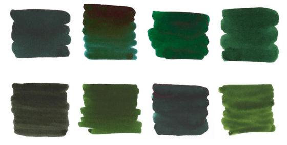 Micro pigmento verde 30ML 60ML 120ML 260ML dell'inchiostro del tatuaggio dell'inchiostro solido