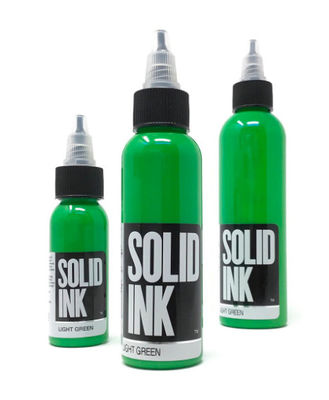 Micro pigmento verde 30ML 60ML 120ML 260ML dell'inchiostro del tatuaggio dell'inchiostro solido
