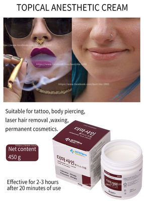 la crema attuale della lidocaina 450G/crema intorpidente per il fronte Microneedling tatua il trucco permanente