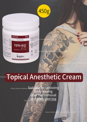 la crema attuale della lidocaina 450G/crema intorpidente per il fronte Microneedling tatua il trucco permanente