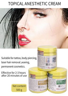 15,6% 29,9% J CAIN Numb Anesthetic Cream colore stabile della crema della lidocaina del tatuaggio da 500 grammi per il tatuaggio