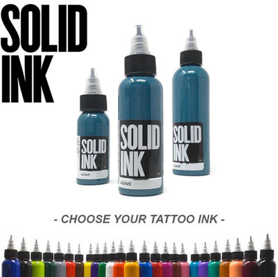 I colori non pericolosi tatuano il pigmento 30ML solido 60ML dell'inchiostro con glicerina