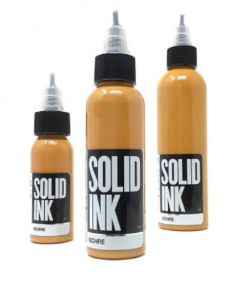 Micro pigmento 30ML 60ML 120ML 260ML dell'inchiostro solido dell'inchiostro ocraceo del tatuaggio