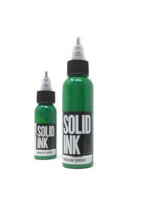 Materie vegetali pure verdi medie dell'inchiostro del tatuaggio dell'inchiostro solido dell'aerografo di 30ML 60ML