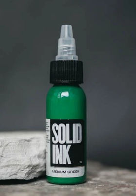 Materie vegetali pure verdi medie dell'inchiostro del tatuaggio dell'inchiostro solido dell'aerografo di 30ML 60ML