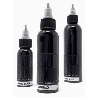 Allineare il pigmento puro temporaneo 120ML 260ML dell'inchiostro del tatuaggio dell'inchiostro solido del corpo nero