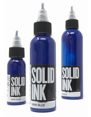 Pigmento organico solido blu scuro dell'inchiostro 30ML 60ML 120ML del tatuaggio dell'inchiostro