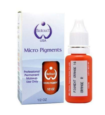 Sopracciglio permanente dei rifornimenti di Microblading di trucco di colore arancio del pigmento di Biotouch MicrGel polishgment che protegge MicrGel polishgmentation