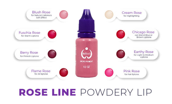 Micro sopracciglio dei rifornimenti di Rose Pigment Color Permanent Makeup Microblading del pigmento di Biotouch che protegge MicrGel polishgmentation