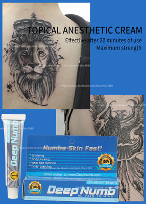 OUR Tattoo Numbing Cream Gel, that's better than any tattoo numbing cream on the market. It is our original, non-oily nu